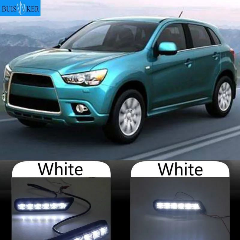 

Светодиодные дневные ходовые светильник DRL для MITSUBISHI OUTLANDER SPORT RVR ASX 2010-2012 для Mitsubishi ASX,2 шт.