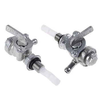 

2pcs Shut Off Valve Gas Fuel Tank Pump Petcock Switch Gasoline Generator Tank Pump
