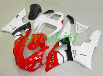 

4 Free Gifts New ABS Motorcycle Full Fairings Kit Fit For YAMAHA YZF R1 1998 1999 98 99 bodywork set Red white