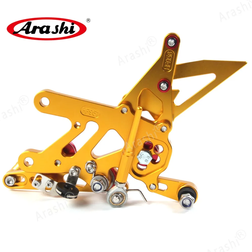 Arashi 1 Набор для APRILIA RSV4 фабрика APRC ABS 2013- CNC Регулируемые подножки подножка мотоциклиста подставка для ног мотоцикла