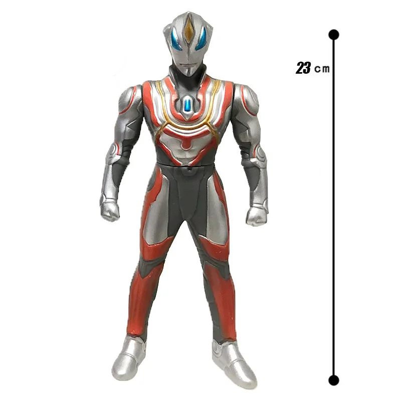 23 см мягкий клей Ультрамен Тига Galaxy Ultraman Joint можно перемещать и другие 24 вида Супермена дарят детские подарки - Цвет: 4