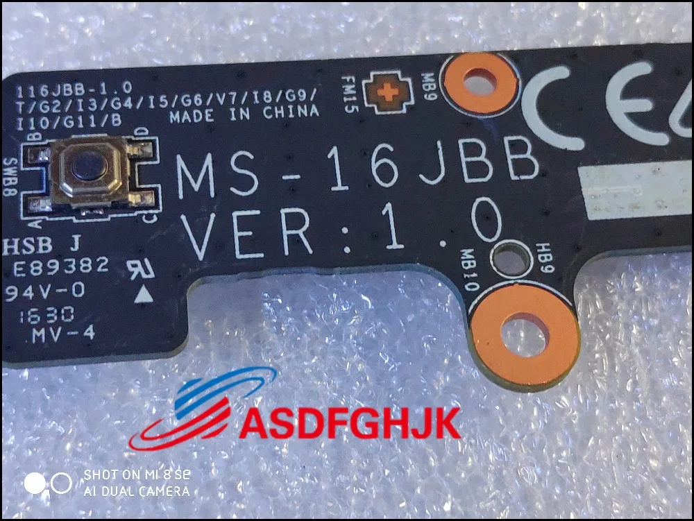 Для MSI GE72VR Apache Сенсорная панель платы кнопки Ms-16jBb MS-179B MS-1792 MS-1793 MS-1794 MS-1795