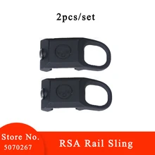 2 шт./компл. элемент АСР рельсовый слинг Тактический крепления быстрого отсоединения антабка Airsoft Крепление Адаптер прицел пистолет аксессуары