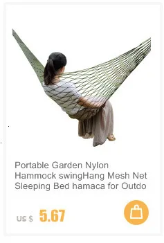 Портативный Сад нейлоновый гамак swingHang сетка спальный кровать hamaca для наружной путешествия Кемпинг hamak синий зеленый красный hamac