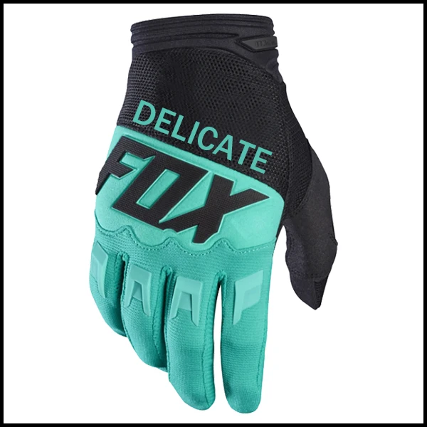 Green Black MX Racing оранжевые перчатки эндуро гоночный мотоцикл нежная лиса грязный велосипед велосипедные перчатки - Цвет: Green Black