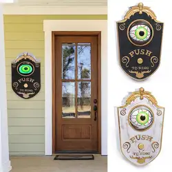 Креативный дверной звонок светящиеся двери украшения креативные Eyeball вечерние дверные звонки реквизит для домашнего интерьера фестиваль