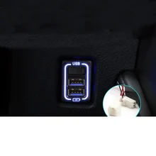 Lsrtw2017 для Lexus NX NX200 NX200t 300 NX300h Автомобильный USB разъем зарядного устройства аксессуары для интерьера