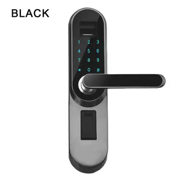 

Electronic Smart Fingerprint Door Lock Security Bluetooth App WiFi Digital Code IC Card Biometric