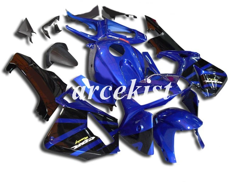 

4 Gifts New ABS Motorcycle Fairing Kit Fit for CBR600RR F5 2005 2006 05 06 cbr600 600RR bodywork set dark blue