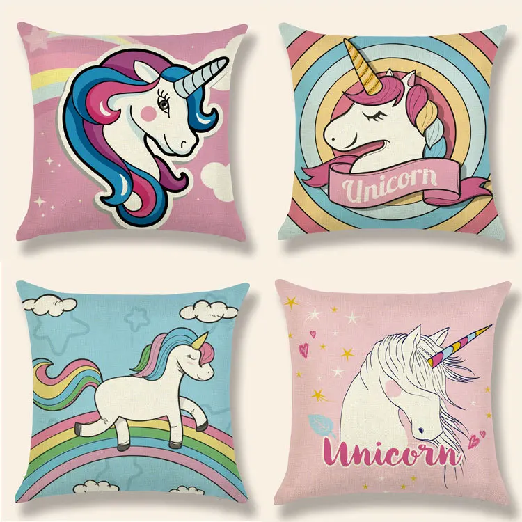 

Sugan Life 1 Piece Fashion Household Goods Flamingo Unicorn Cute Animal Hug Pillowcase Sofa Car Hug Pillowcase Cushion