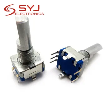 

5pcs/lot Half axis rotary encoder,handle length 20mm code switch/ EC11 / digital potentiometer with switch 5Pin In Stock