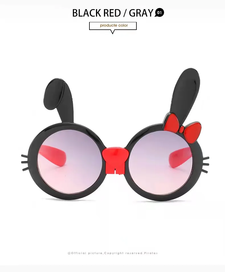 big sunglasses New cute rabbit sunglasses cartoon boy glasses fashion style sunglasses girls glasses big sunglasses