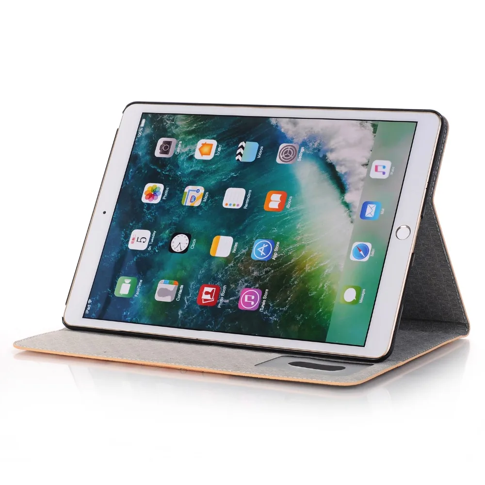 New Cartoon Coque for Apple iPad Pro 10.5 A1701 A1709 Case Print Map Flip Stand PU Leather Funda for iPad Pro 10.5 Folio Case    (7)