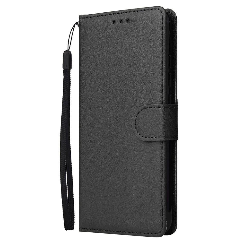Black Чехол-портмоне из кожи с откидной Чехол для спортивной камеры Xiao mi Red mi Note 8, 8, 7, 6 5A 4 4X Pro 8 8A 7A 6A 5A 4A K20 Pro Coque для Xiaomi mi 8 9 9 Pro - Цвет: Black