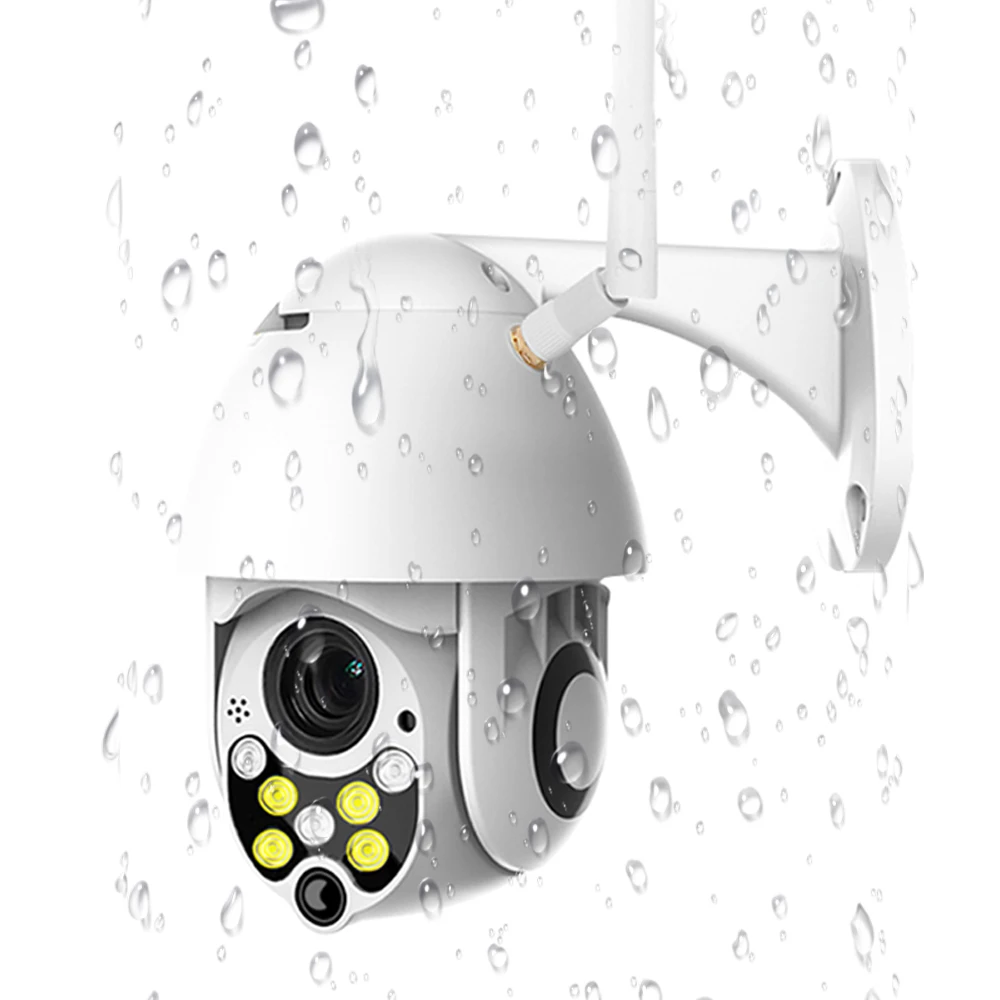 Ycc365plus Outdoor Wifi Camera PTZ 4X Zoom Street Video Surveillance Auto Tracking Motion Detection Remote View Home Security 2