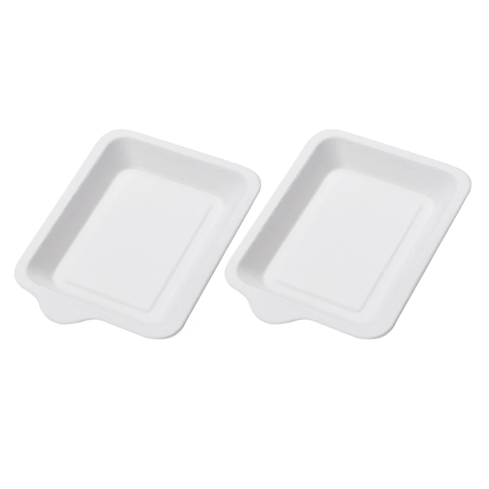 

100pcs Paper Plates Disposable Eco-friendly Biodegradable Party Supplies