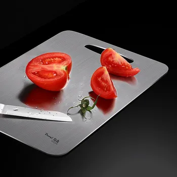 

304 Stainless Steel Chopping Block Antibacterial Anti-mildew Cutting Boards Chopping Board Fruit Vegetable Meat Tools Kneading