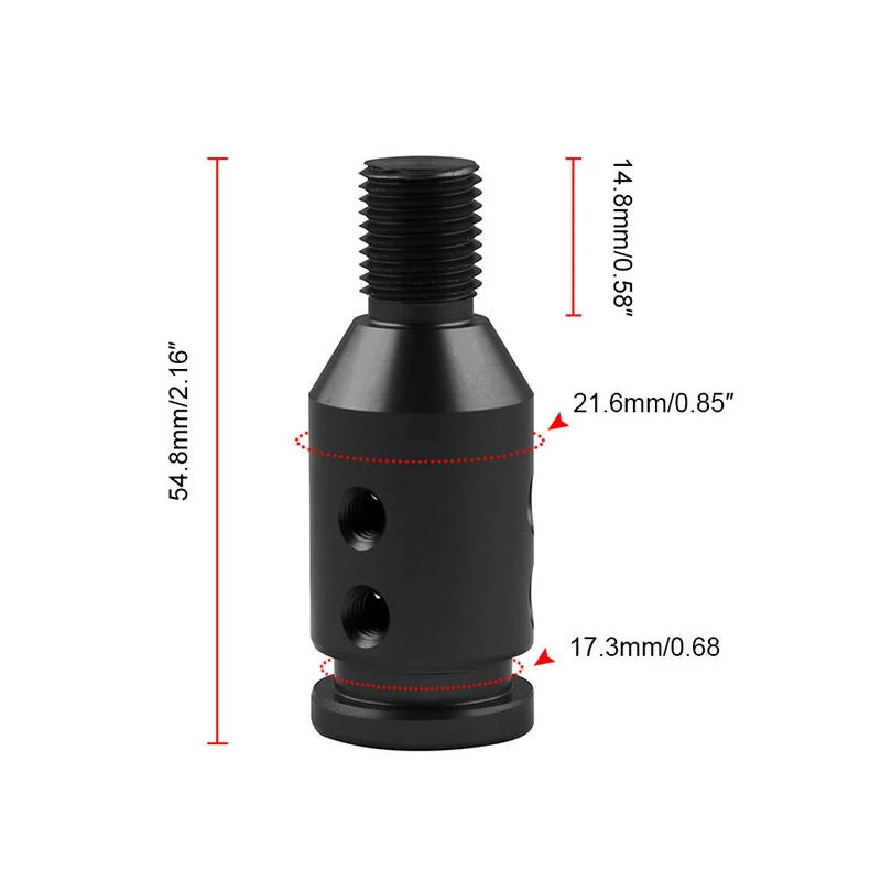 

Universal Car Metal Aluminum Alloy Shift Knobs Threaded Gear Lever Adapter