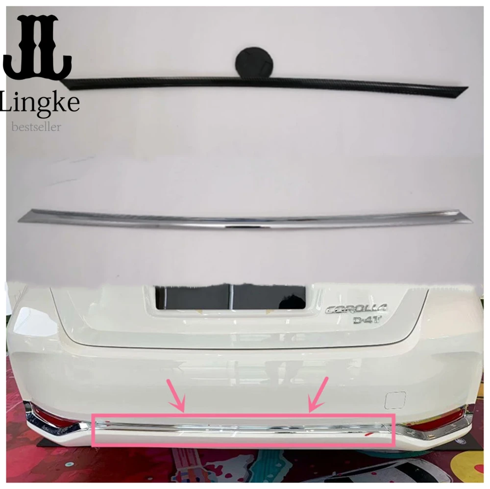 

For Toyota Sedan Corolla E210 Prestige Altis 2019 2020 ABS Rear Bumper Skid Protector Guard Plate accessories