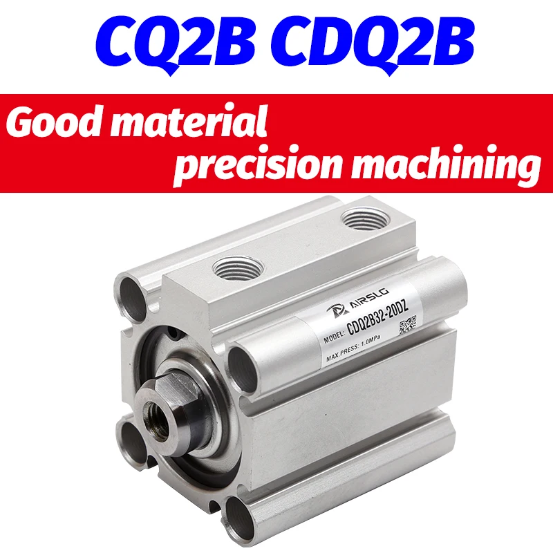 

CQ2B63-10D smc type air pneumatic cylinder CDQ2B63-20DZ bore 50mm stroke 5-100mm CQ2A63-30DZ CDQ2A63-75DCZ Rod end famale thread