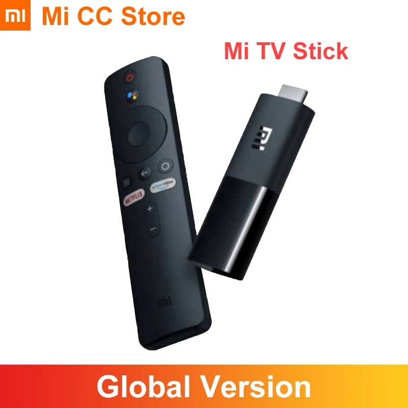 В наличии глобальная версия Xiaomi TV Stick 2K HDR Android 9 0 Wifi Google Assistant Dongle 1 ГБ 8 Bluetooth 4 2 Mi
