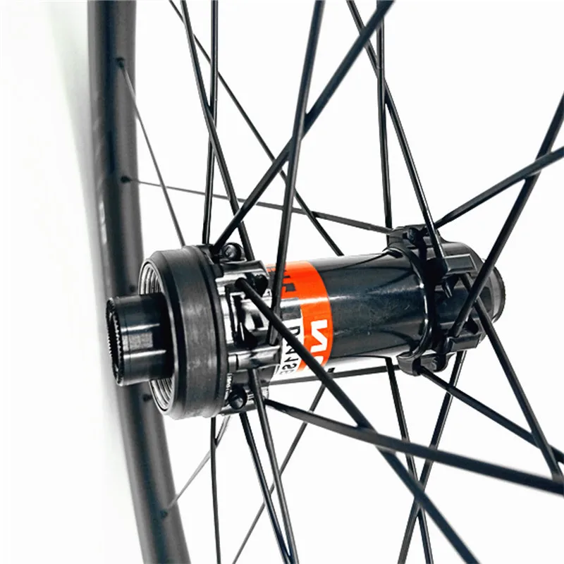 Excellent 700c road bike disc wheel 38x25mm tubular D411SB D412SB  carbon wheels 100x12 142x12 1360g carbon bicycle wheels 6