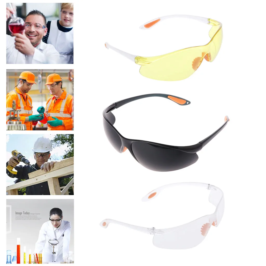 Eye Protection Protective Safety Riding Goggles Vented Glasses Work Lab Dental