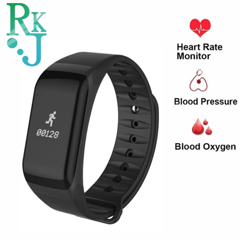 F1 Smart Bracelet Podometer Band Heart Rate Monitor Pulsometer Watches Blood Pressure Measurement Pulse Watch | Электроника