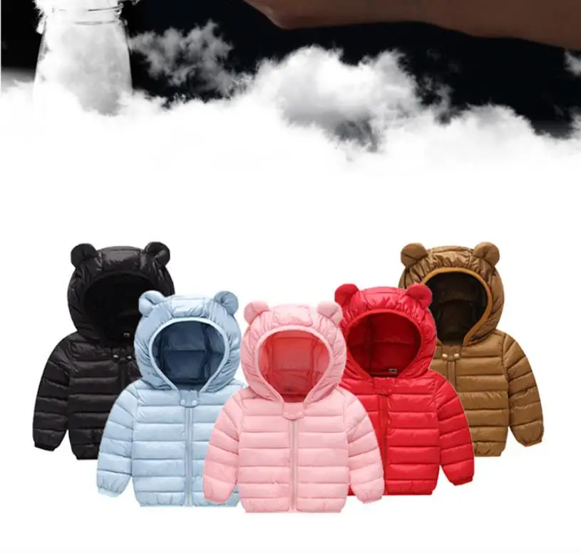 Г., зимние теплые комплекты детской одежды пуховое хлопковое пальто для маленьких девочек зимний детский лыжный костюм, комплект для мальчиков, куртка с капюшоном+ pants1-5Y