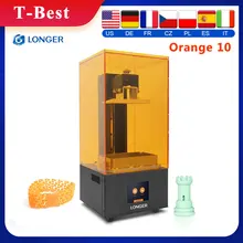 Mais longo laranja 10 lcd impressora 3d acessível sla matriz do corpo de metal impressora 3d led design rápido resfriamento fácil operar resina impressora