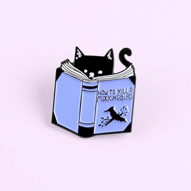 Милый Кот, заколки для книг, как Убить пересмешника, рюкзак, сумки, шляпы, кожаные украшения, аксессуары, подарок для чтения