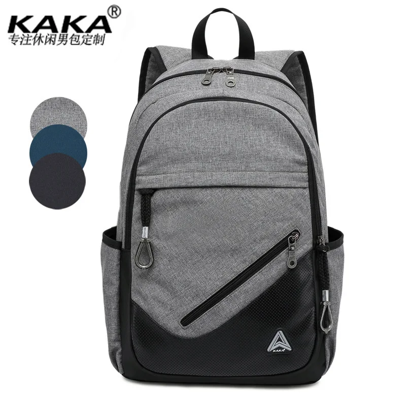 

New Style Korean-style Trend Versitile Fashion Simple Large-Volume Cool Oxford Computer Bag Casual Lightweight Backpack Men's
