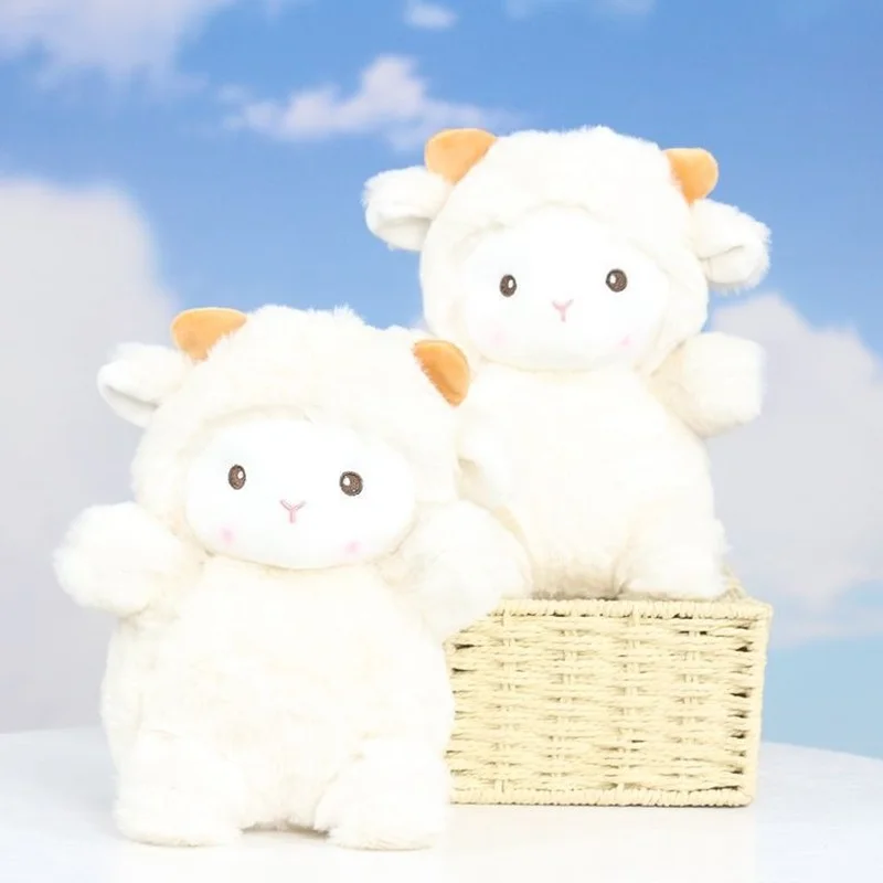 Plush Toys Children's Toys Net Cute Little Sheep Doll Pillow Claw Machine Doll 8.5inchs cross border new cartoon sleaze sloth doll plush toy pillow 55cm accessories gift birthday gift christmas gift claw doll sleep