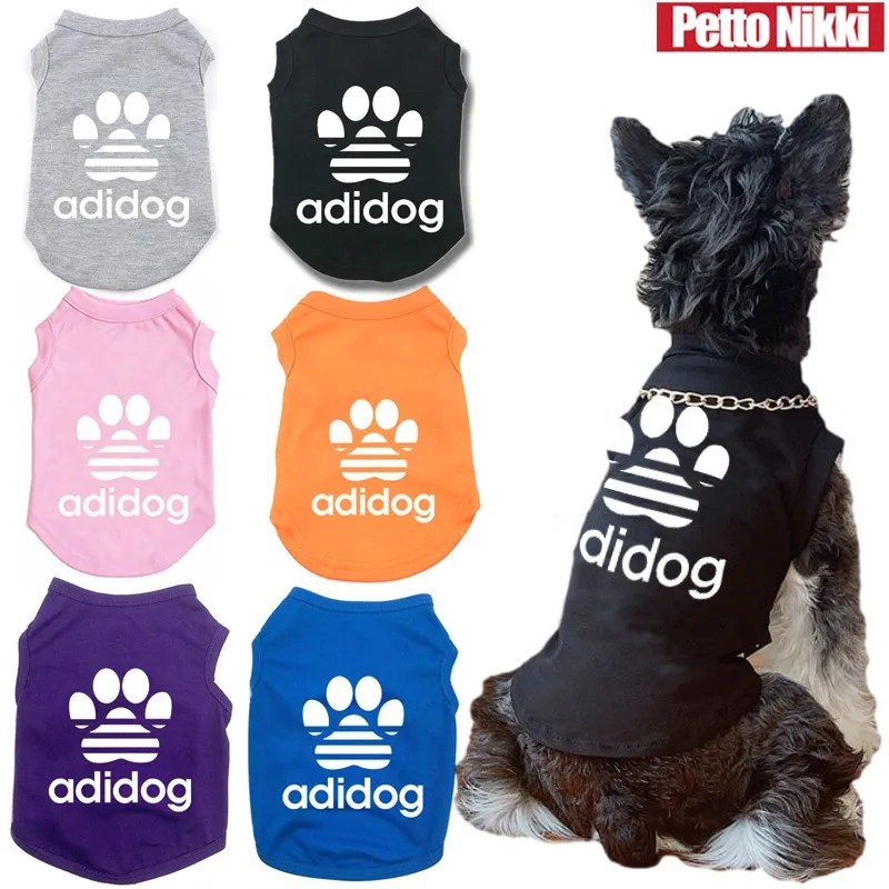 Ropa fresca para perros con letras, chaleco transpirable para cachorros, camiseta, disfraz de Bulldog, Pug, para exteriores