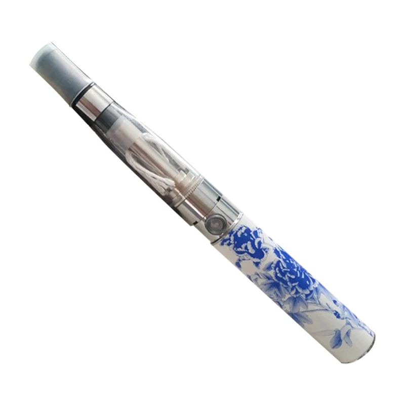 light blue Горячая EGO-CE4 классический эго набор электронных сигарет whith CE4 атомайзер железная коробка Подарочная коробка K трубка резьба - Цвет: light blue