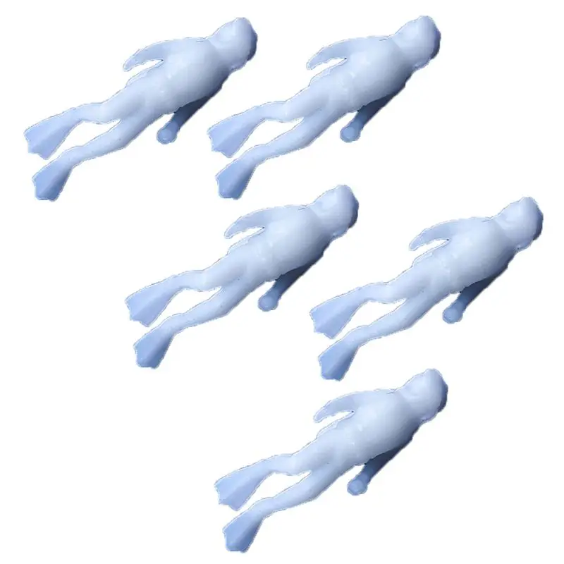 5 шт. модель морского организма пляжная тема черепаха ныряльщик кальмар Смола