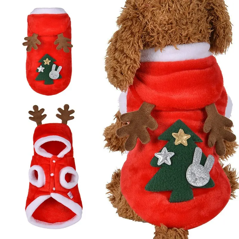 

Christmas Halloween Dog Clothes Small Dogs Santa Costume for Pug Chihuahua Yorkshire Pet Cat Clothing Jacket Coat Pets Costume.