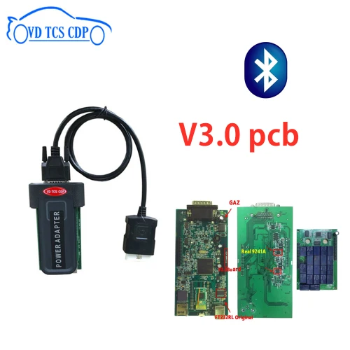 

2pc/Lot by DHL! BEST V3.0 green pcb with Bluetooth usb 2016.0 software keygen obd2 Diagnostic tool vd tcs cdp Scan for autocoms