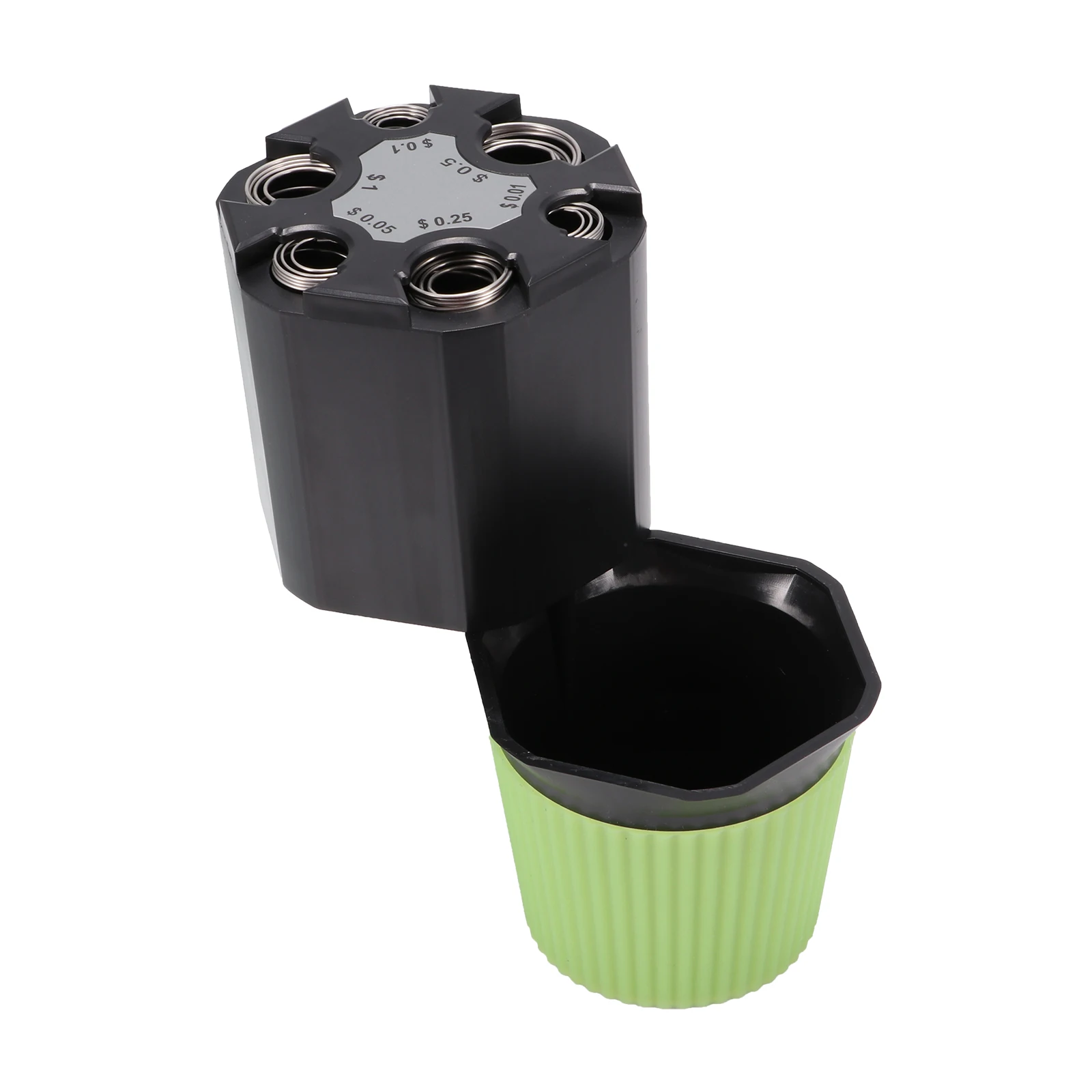 Plastic Coin Sorter With 6 Entering Slots Large Capacity Piggy Bank