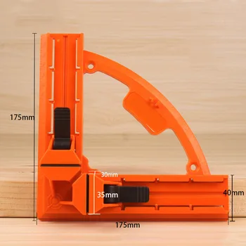 

Woodworking Ruler 90 Degree Right Angle Picture Photo Frame Quick Corner Square Clamp Clip OCT998