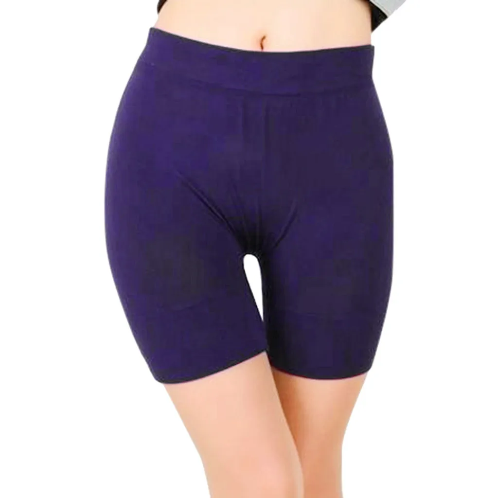 Summer Sports Shorts Women Basic Slip Bike Shorts Compression Workout Leggings Yoga Shorts Plus Size Ladies Gym Clothing