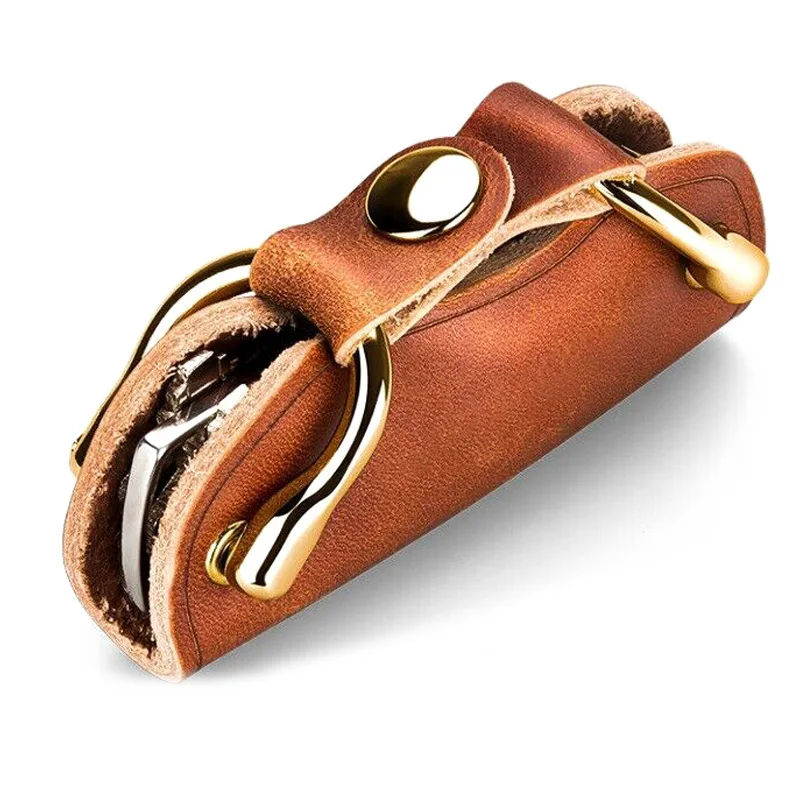 

Multi Functional Vintage Novelty Key Storage Device Crafted Leather Key Bag MUG88