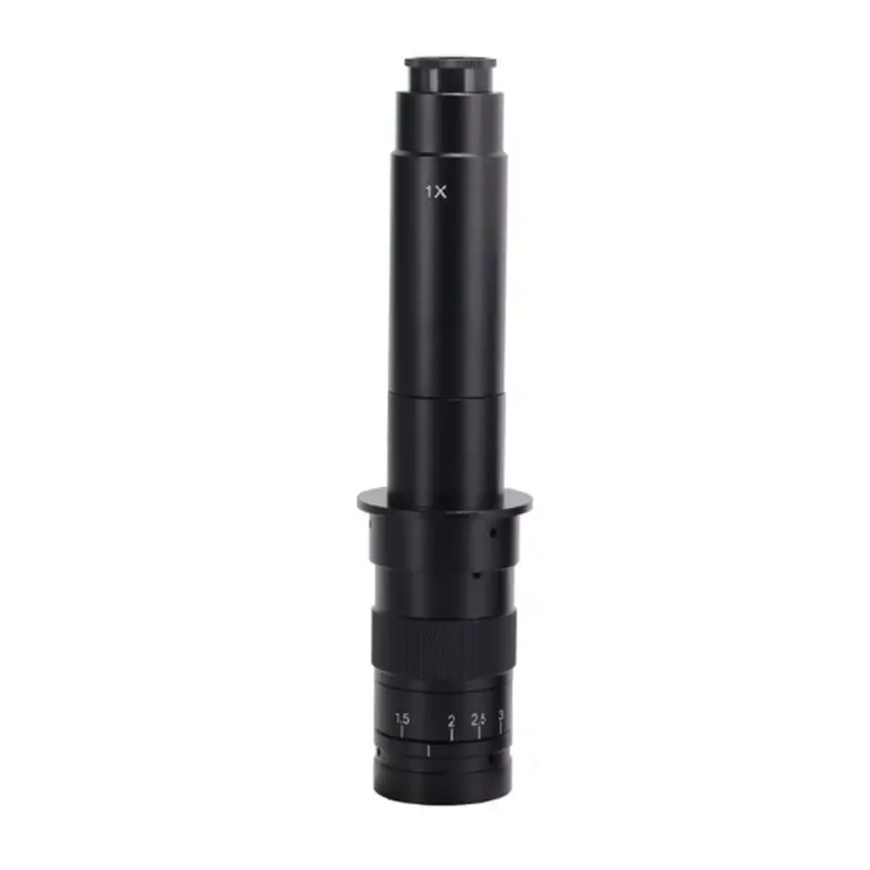OOTDTY C-mount Lens 120X 180X 300X Zoom 0.7X-4.5X увеличение USB промышленный микроскоп дропшиппинг 63HF