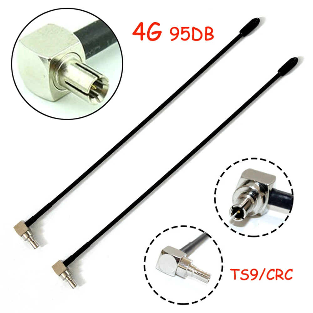 

Dlenp 2pcs 4G LTE Antenna with TS9 or CRC9 Connector For Huawei E398 E5372 E589 E392 Zte MF61 MF62 aircard 753s 5dbi Gain