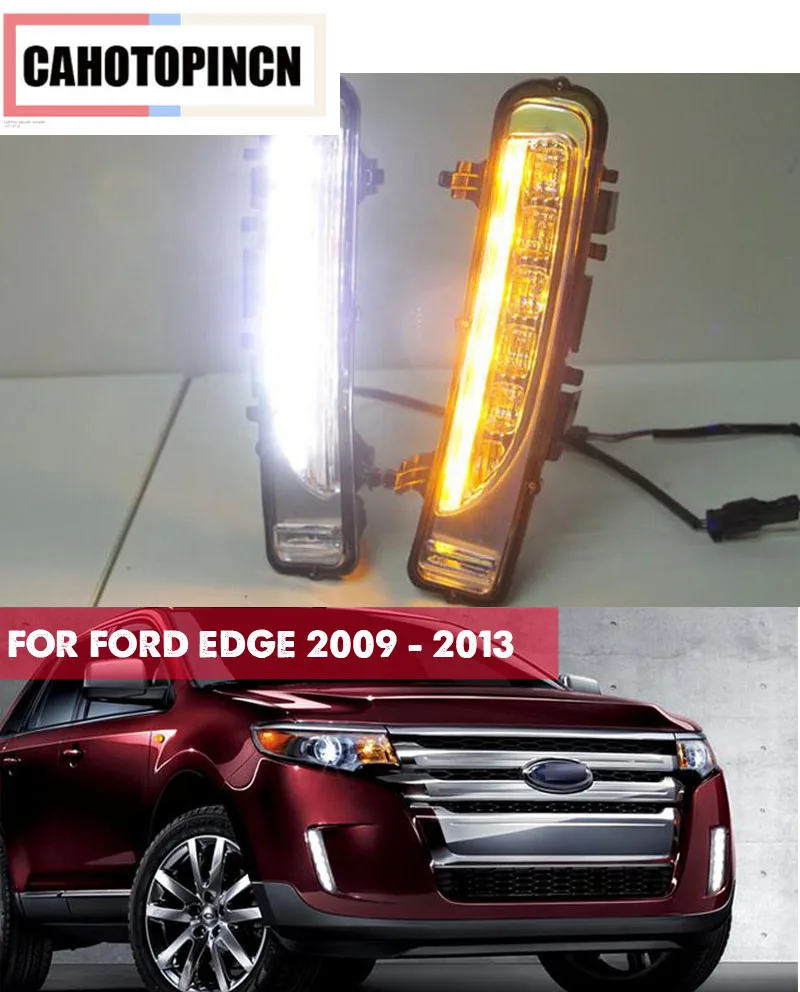 Высокое качество и Водонепроницаемый 12В СИД автомобильное DRL дневные ходовые