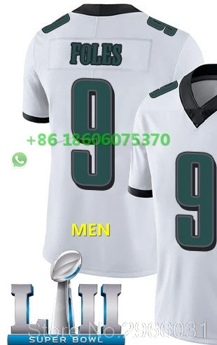 For men Супер патч A+++ Качественная мужская футболка для взрослых 86 Zach Ertz 91 fletcher cox 11 carson wentz 9 Nick Foles bowl Philadelphia - Цвет: For men