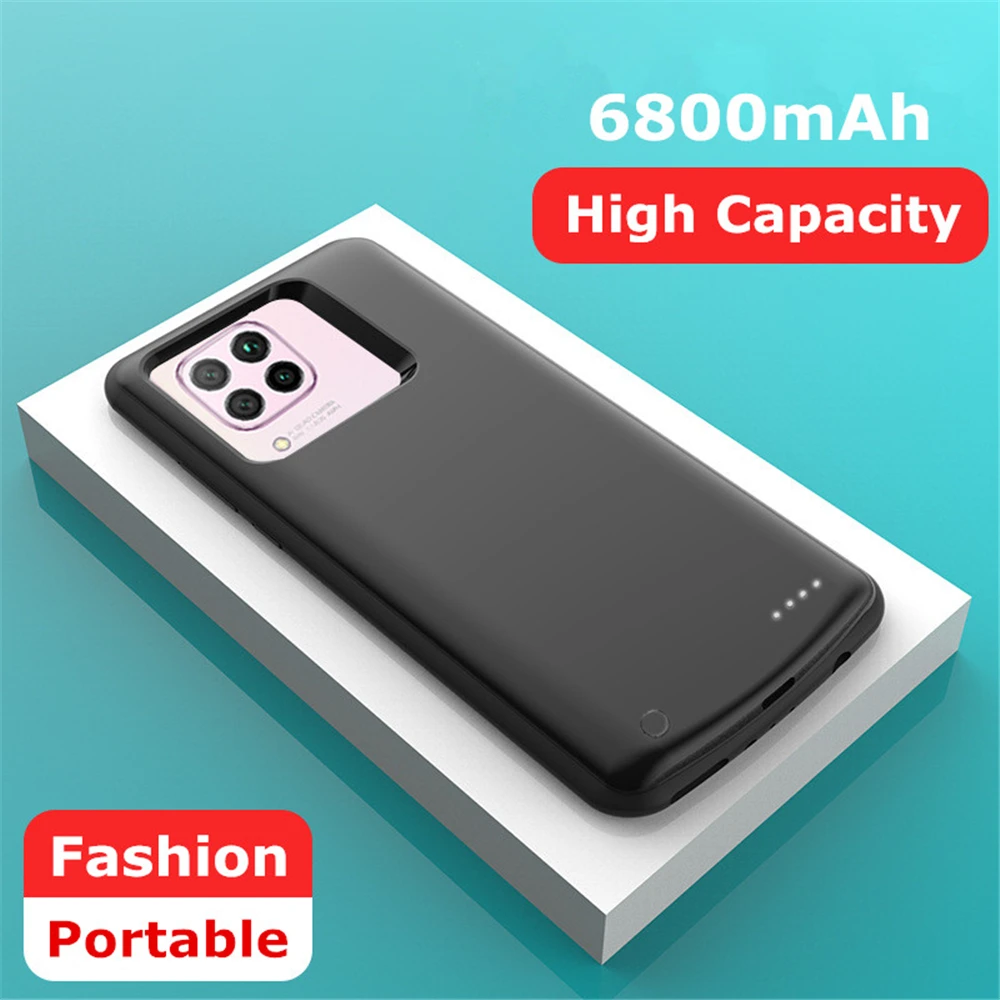 Чехлы для заряда батареи NTSPACE 6800 мАч Huawei Nova 7i чехол зарядки внешнего аккумулятора