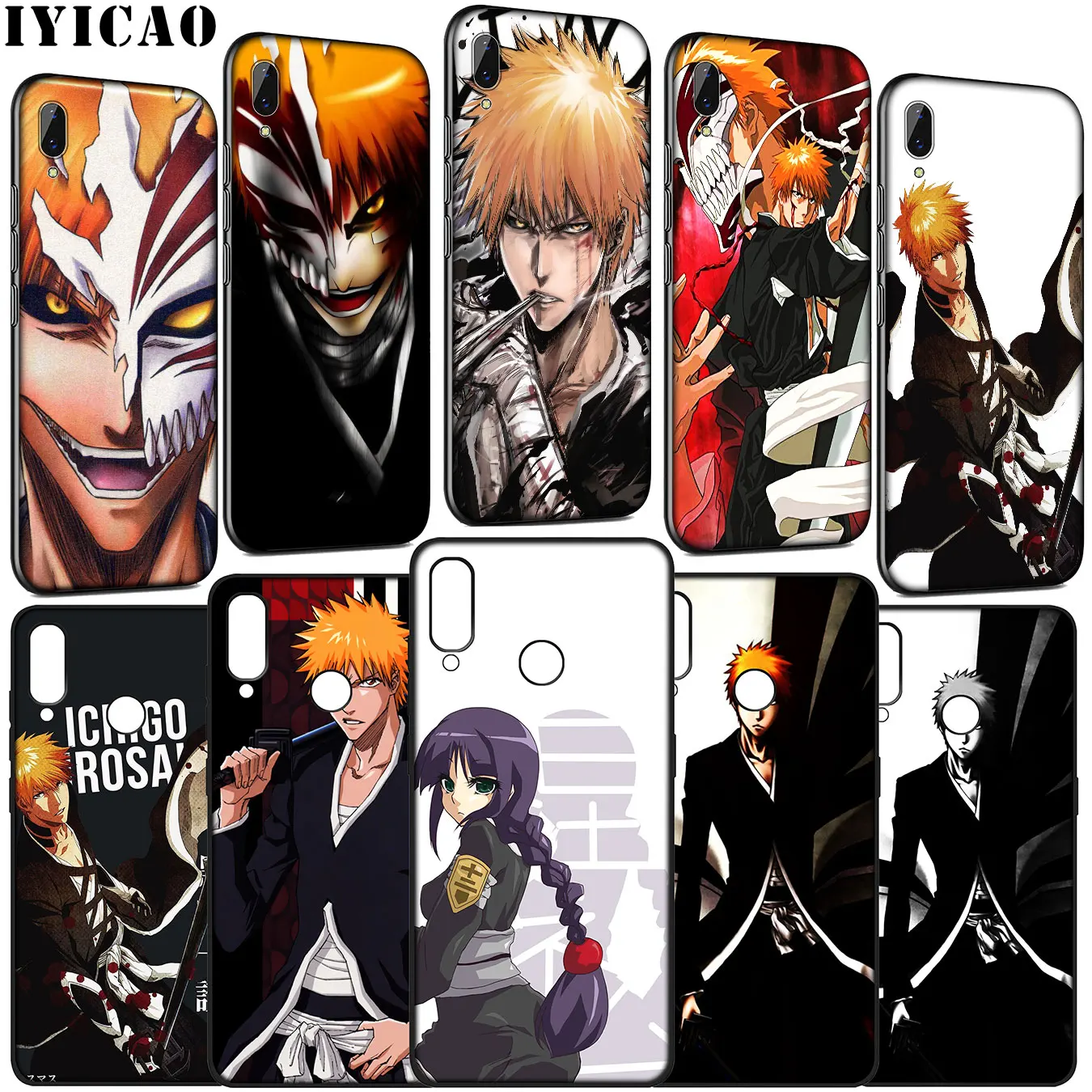 IYICAO аниме отбеливатель Kurosaki Ichigo мягкий силиконовый чехол для Huawei Y9 Y7 Y6 Prime 2019 Honor 20
