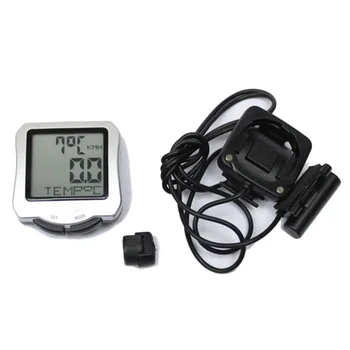 

LED Display Easy Install Outdoor Accurately Test Cycling Record ABS Mini Waterproof Bike Computer