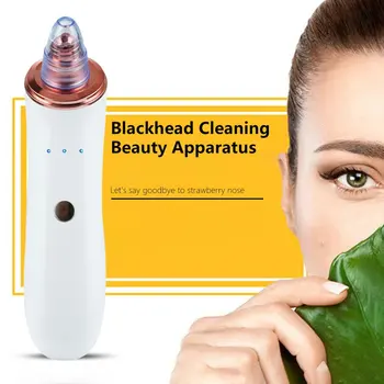 

Portable USB Rechargeable Pores Vacuum Electric Face Pore Cleaner Blackhead Remover Acne Suction Facial Cleaning Tool